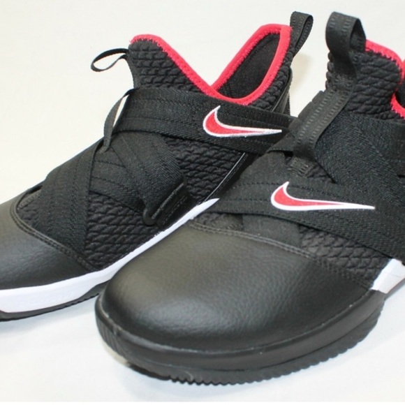 Nike Black and Red High-Top Sneakers - Picture 2 of 11